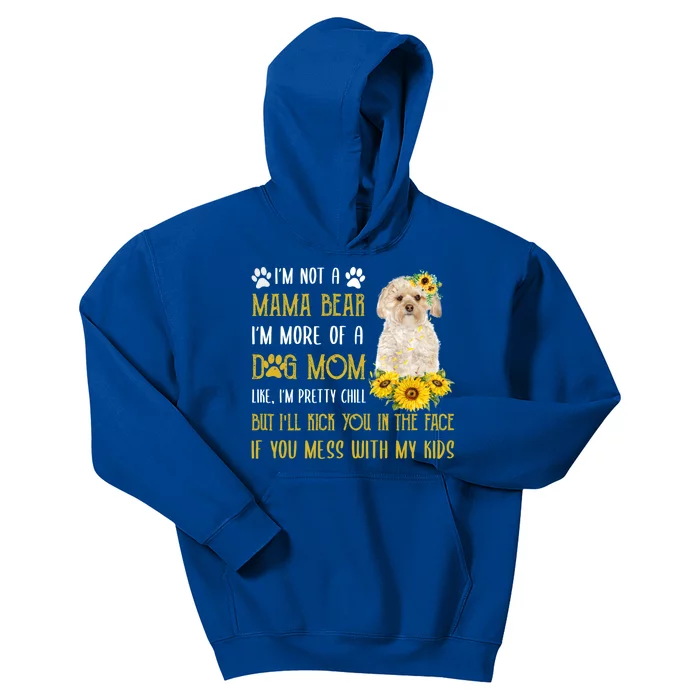 Sunflower Morkie Mom Mothers Day Dog Mom Cute Gift Kids Hoodie