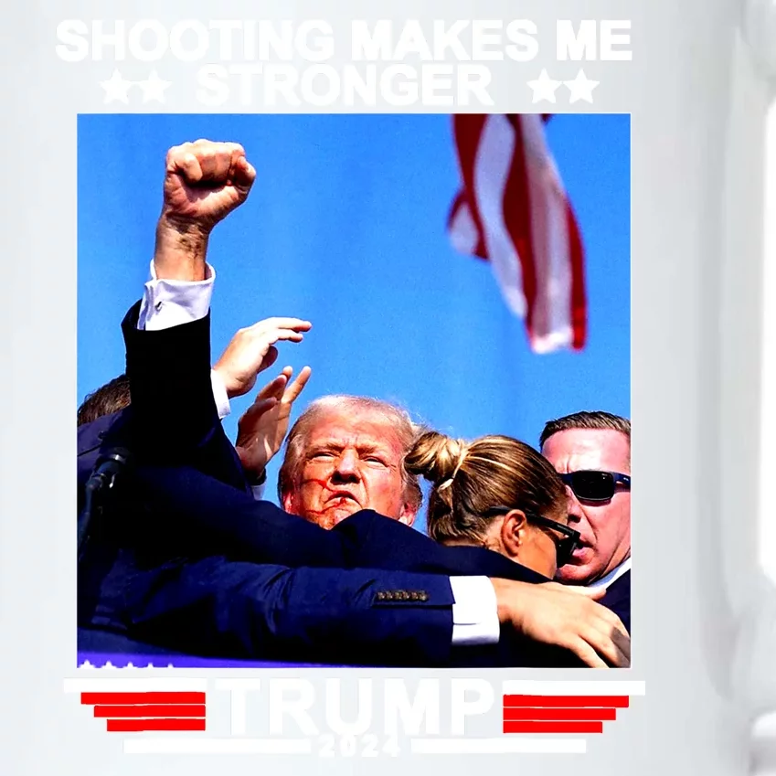 Shooting Makes Me Stronger Trump 2024 Black Color Changing Mug