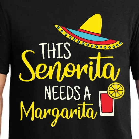 Senorita Margarita Mexican Fiesta Funny Cinco De Mayo Pajama Set