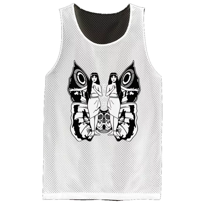 Shobijin Mothra Mutant Insect Fairy Kaiju Japanese Mesh Reversible Basketball Jersey Tank