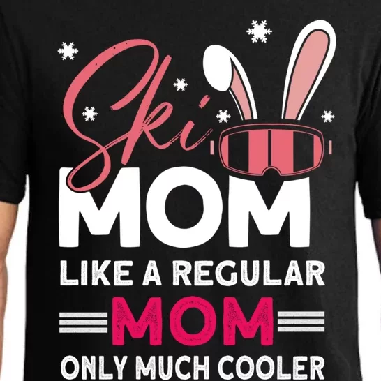 Ski Mom Meaningful Gift Ski Driver Funny Ski Skiing Gift Pajama Set