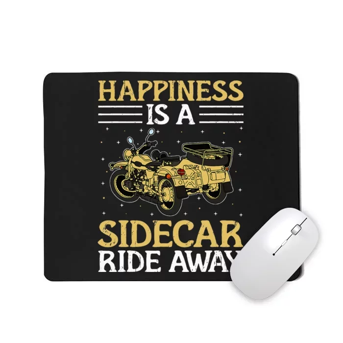 Sidecar Motorcycle Motorcyclist Bike Motorbike Sidecar Rider Mousepad