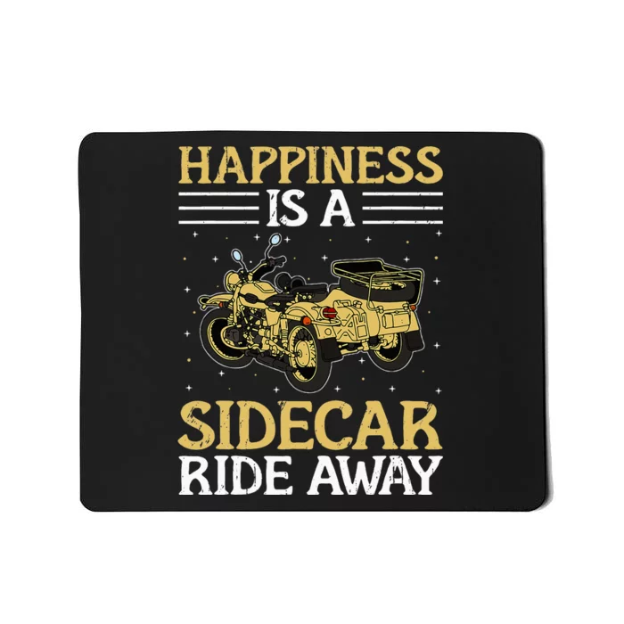 Sidecar Motorcycle Motorcyclist Bike Motorbike Sidecar Rider Mousepad