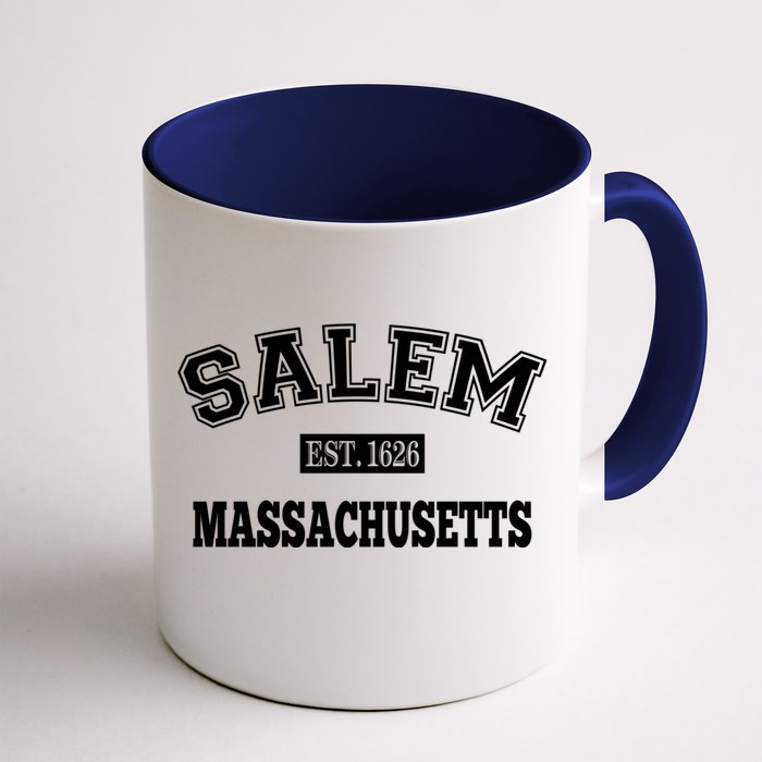 Salem Massachusetts Ma Established Vintage Sports Front & Back Coffee Mug