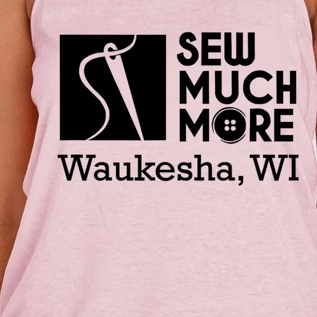 Sew Much More Waukesha Wi Women's Knotted Racerback Tank