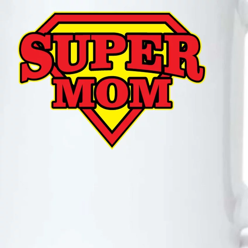 Super Mom Mother's Day Gift Black Color Changing Mug