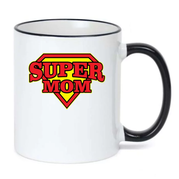 Super Mom Mother's Day Gift Black Color Changing Mug