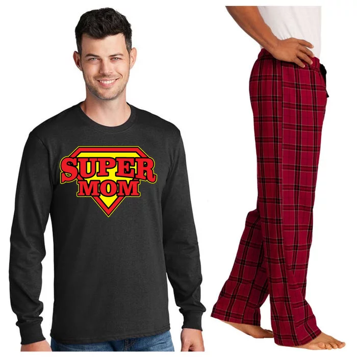 Super Mom Mother's Day Gift Long Sleeve Pajama Set