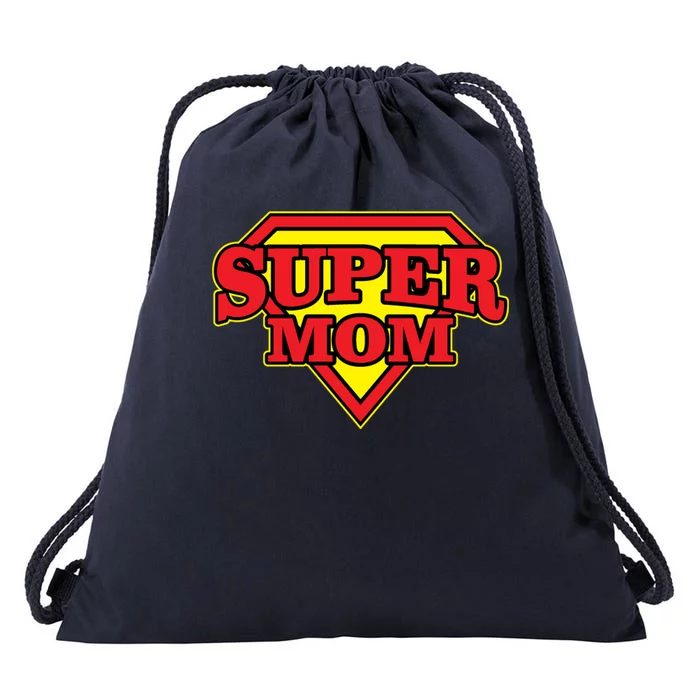 Super Mom Mother's Day Gift Drawstring Bag