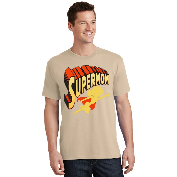 Super Mom Mothers Day & Birthday Gift For Mom Super Hero T-Shirt