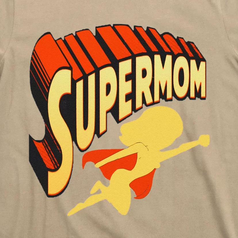 Super Mom Mothers Day & Birthday Gift For Mom Super Hero T-Shirt