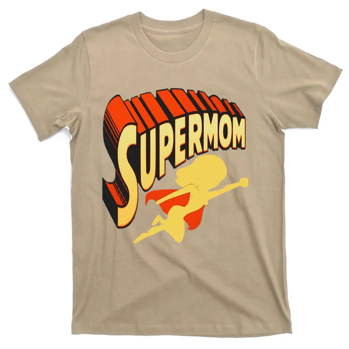 Super Mom Mothers Day & Birthday Gift For Mom Super Hero T-Shirt