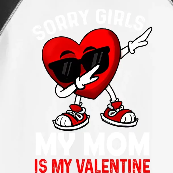 Sorry My Mom Is My Valentine Dabbing Heart Sunglasses Cool Gift Toddler Fine Jersey T-Shirt