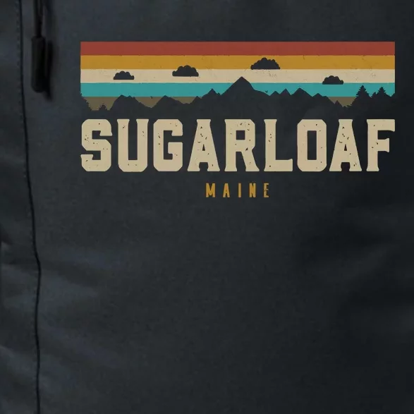 Sugarloaf Mountains Maine Hiking Outdoors Retro Daily Commute Backpack