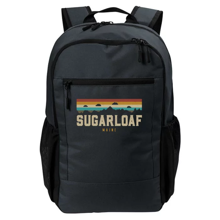 Sugarloaf Mountains Maine Hiking Outdoors Retro Daily Commute Backpack