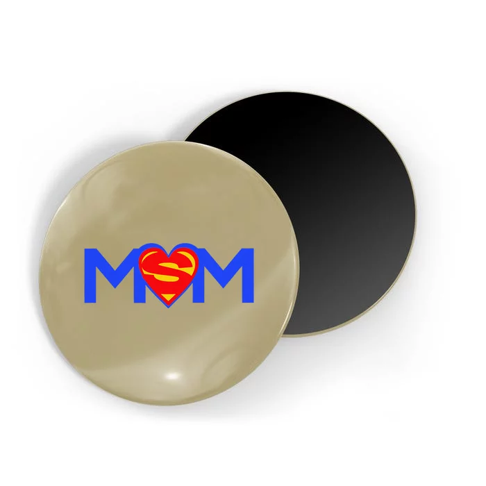 Super Mommy Mothers Day Birthday Gift Cute Top For Mom Magnet