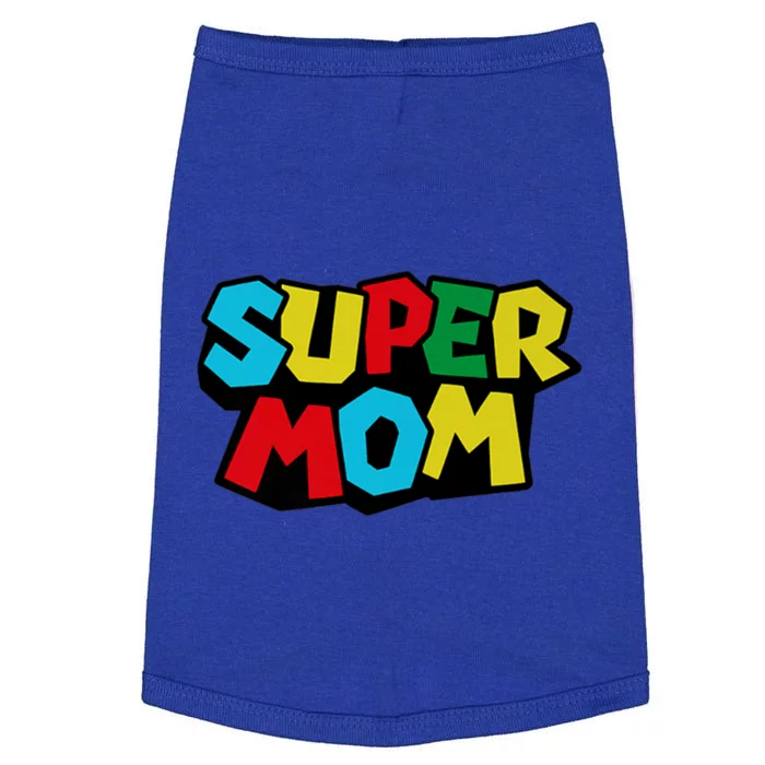 Super Mom Mommio Mommy Funny Color Doggie Tank