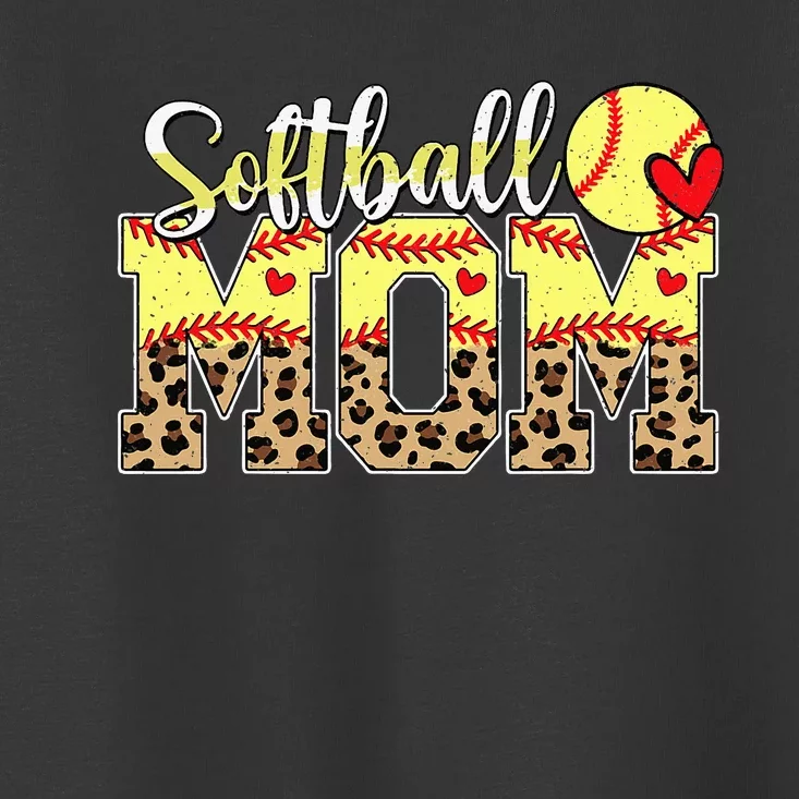 Softball Mama Mom Mother MotherS Day Cheering Boy Sport Toddler T-Shirt