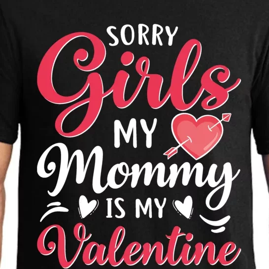 Sorry My Mommy Is My Valentines Day Mom Son Gift Great Gift Pajama Set