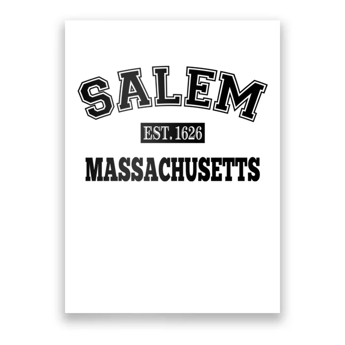 Salem Massachusetts Ma Established Vintage Sports Design Poster