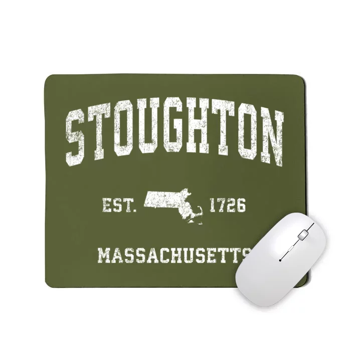 Stoughton Massachusetts Ma Vintage Sports Mousepad