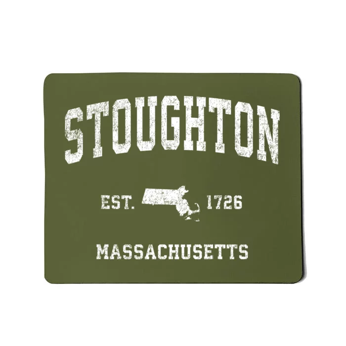 Stoughton Massachusetts Ma Vintage Sports Mousepad