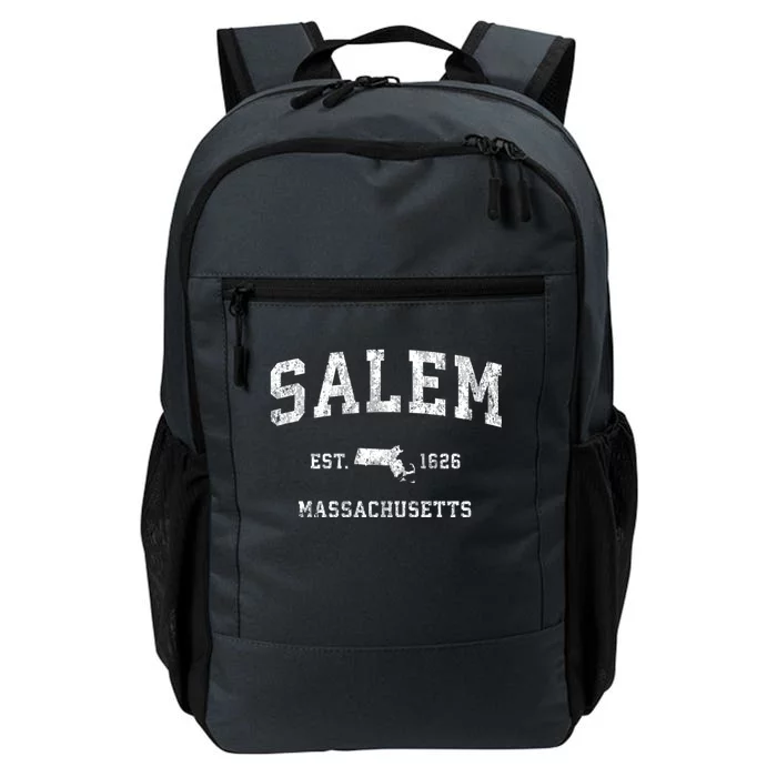 Salem Massachusetts Ma Vintage Established Athletic Sports Design Daily Commute Backpack