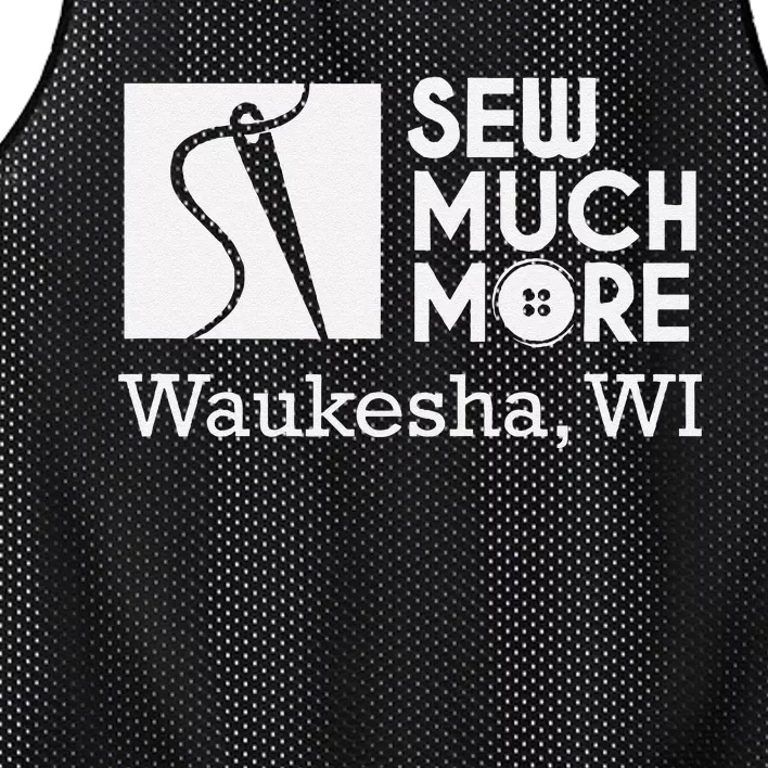 Sew Much More Waukesha Wi Logo Mesh Reversible Basketball Jersey Tank