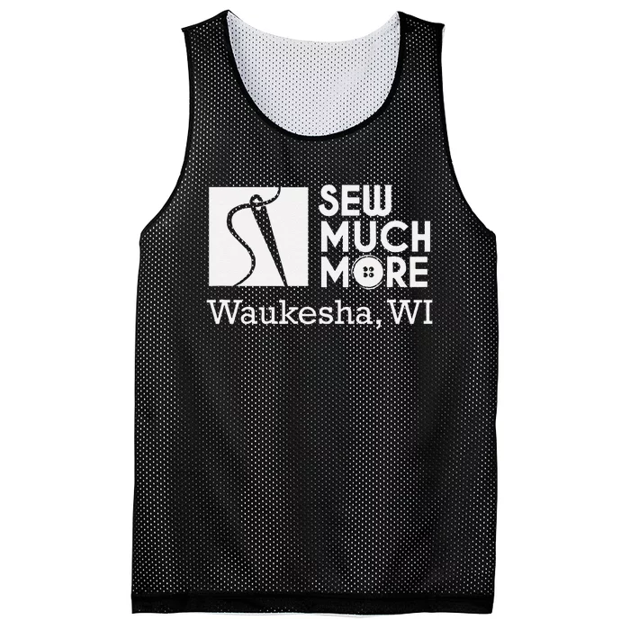 Sew Much More Waukesha Wi Logo Mesh Reversible Basketball Jersey Tank