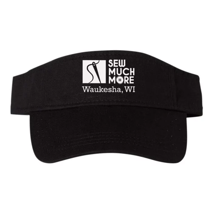 Sew Much More Waukesha Wi Logo Valucap Bio-Washed Visor