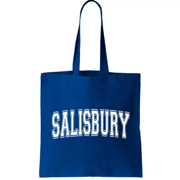 Salisbury Md Maryland Usa Vintage Sports Varsity Style Funny Gift Tote Bag