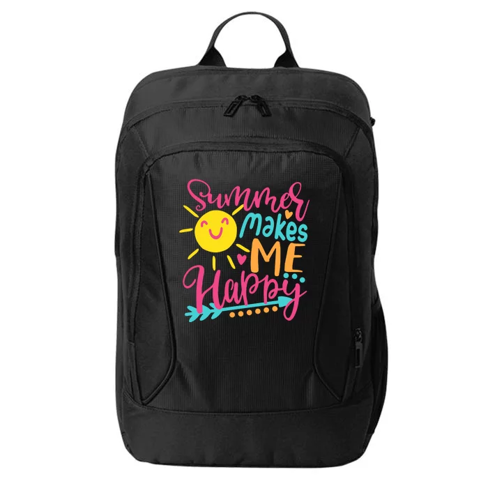 Summer Makes Me Happy City Backpack