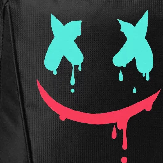 Smiling Marshmallow Melting Happy Face City Backpack