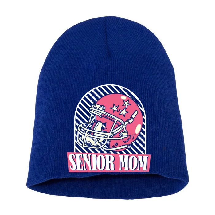 Senior Mom Mother Footballer Meaningful Gift Player American Football Mom Gift Short Acrylic Beanie