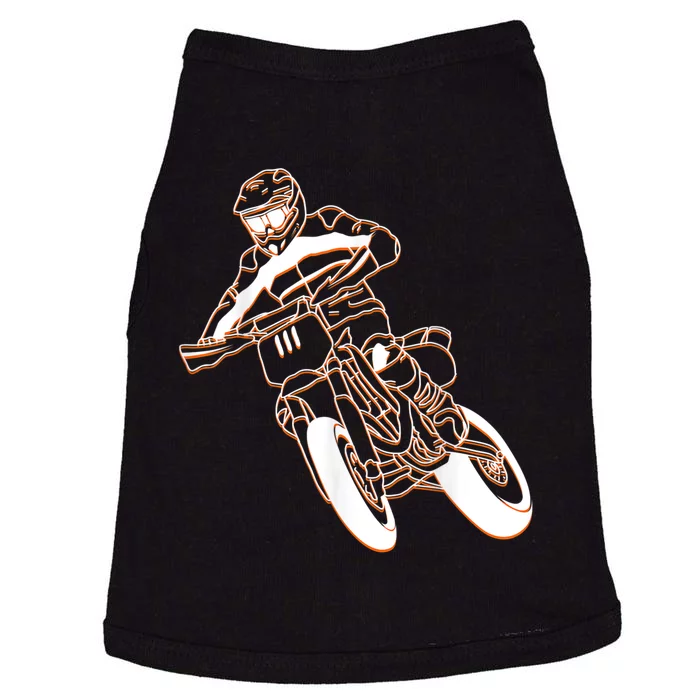 Supermoto Motorcycle Motocross Rider Racing Doggie Tank