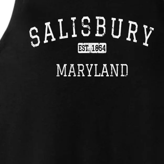 Salisbury Maryland Md Ladies Tri-Blend Wicking Tank