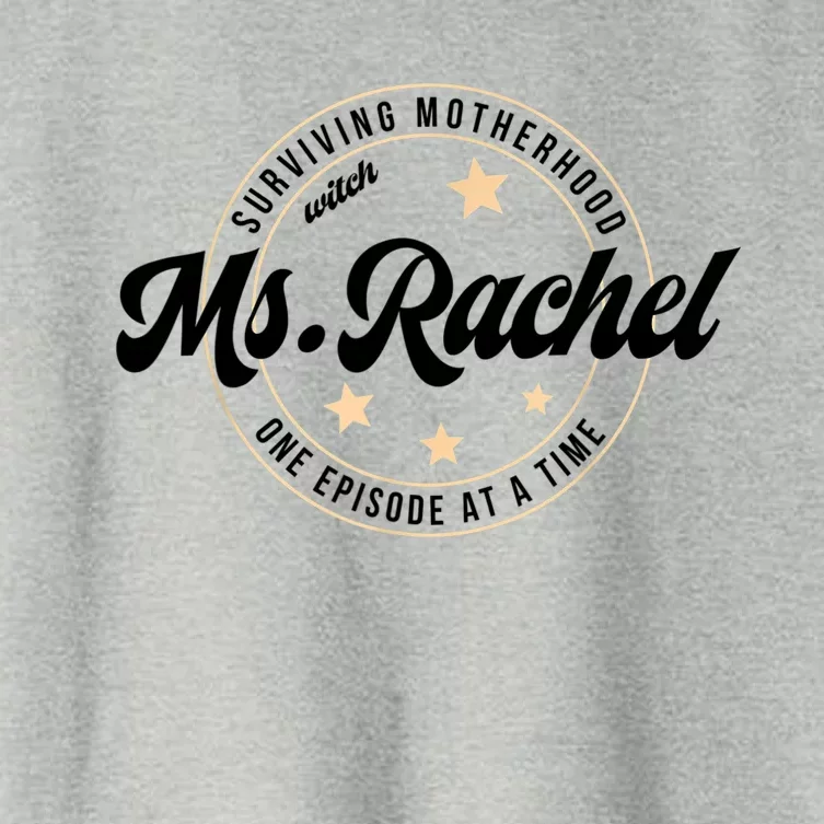 Surviving Motherhood Ms Rachel Funny Mother's Day Women's Crop Top Tee