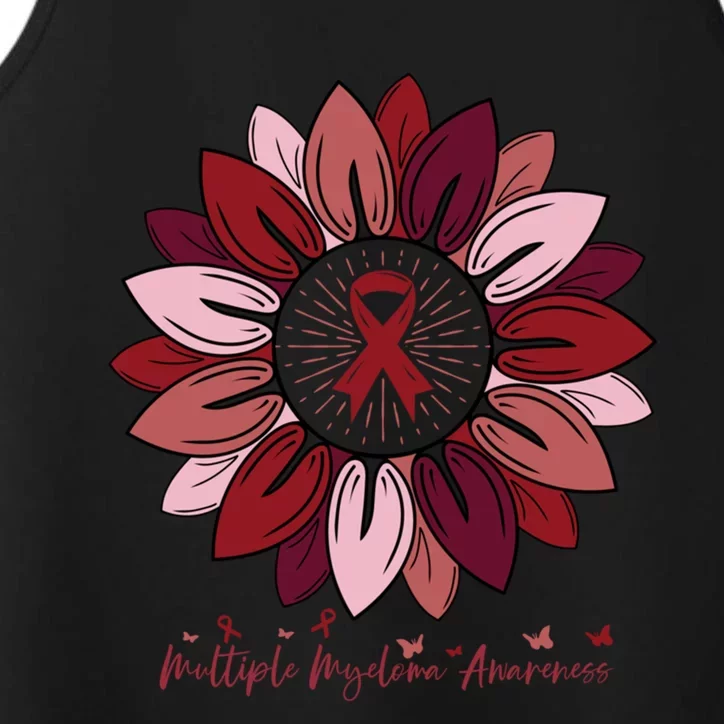 Sunflower Multiple Myeloma Awareness Month Gift Performance Tank