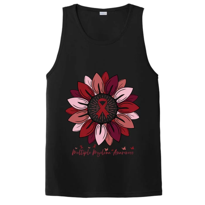 Sunflower Multiple Myeloma Awareness Month Gift Performance Tank