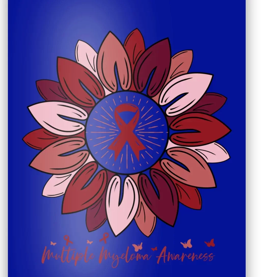 Sunflower Multiple Myeloma Awareness Month Gift Poster