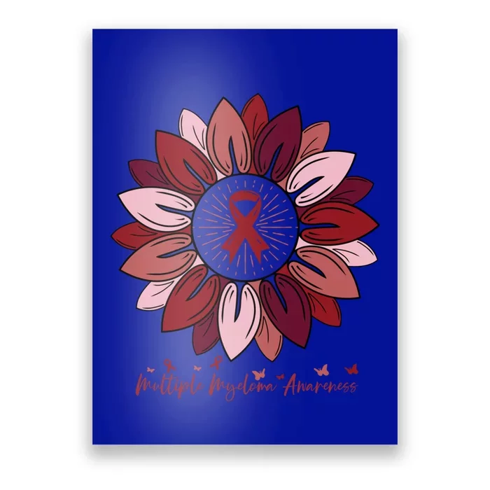 Sunflower Multiple Myeloma Awareness Month Gift Poster