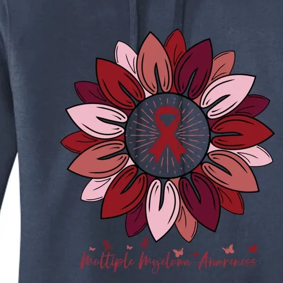 Sunflower Multiple Myeloma Awareness Month Gift Women's Pullover Hoodie