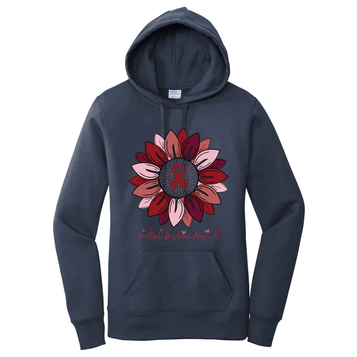 Sunflower Multiple Myeloma Awareness Month Gift Women's Pullover Hoodie