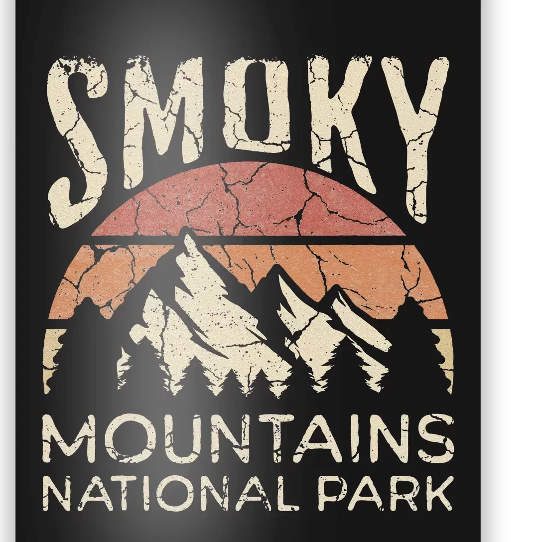 Smoky Mountains National Park Tennessee Hiking Outdoors Poster