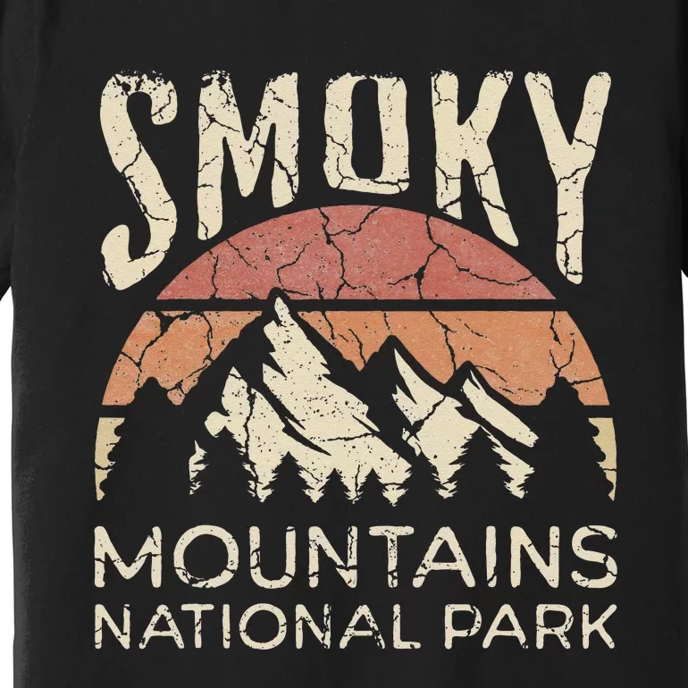 Smoky Mountains National Park Tennessee Hiking Outdoors Premium T-Shirt