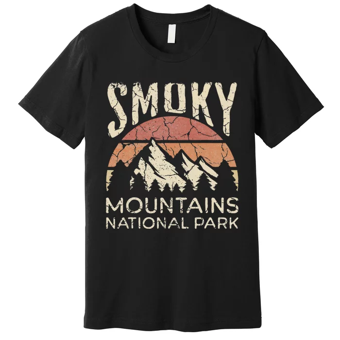 Smoky Mountains National Park Tennessee Hiking Outdoors Premium T-Shirt