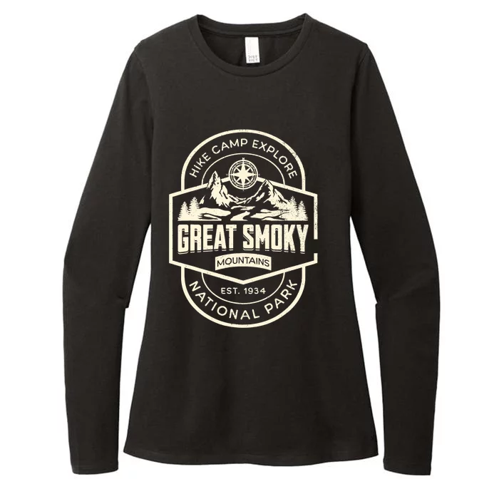 Smoky Mountains National Park Womens CVC Long Sleeve Shirt