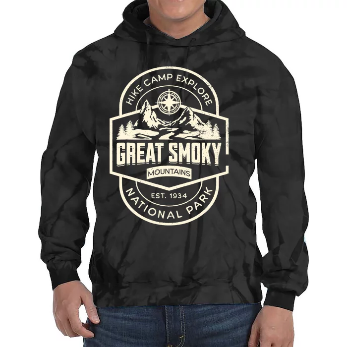 Smoky Mountains National Park Tie Dye Hoodie