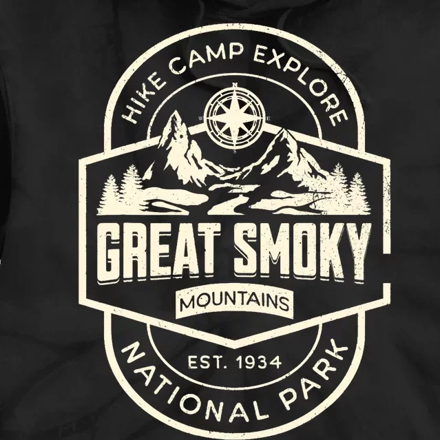 Smoky Mountains National Park Tie Dye Hoodie