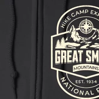 Smoky Mountains National Park Full Zip Hoodie